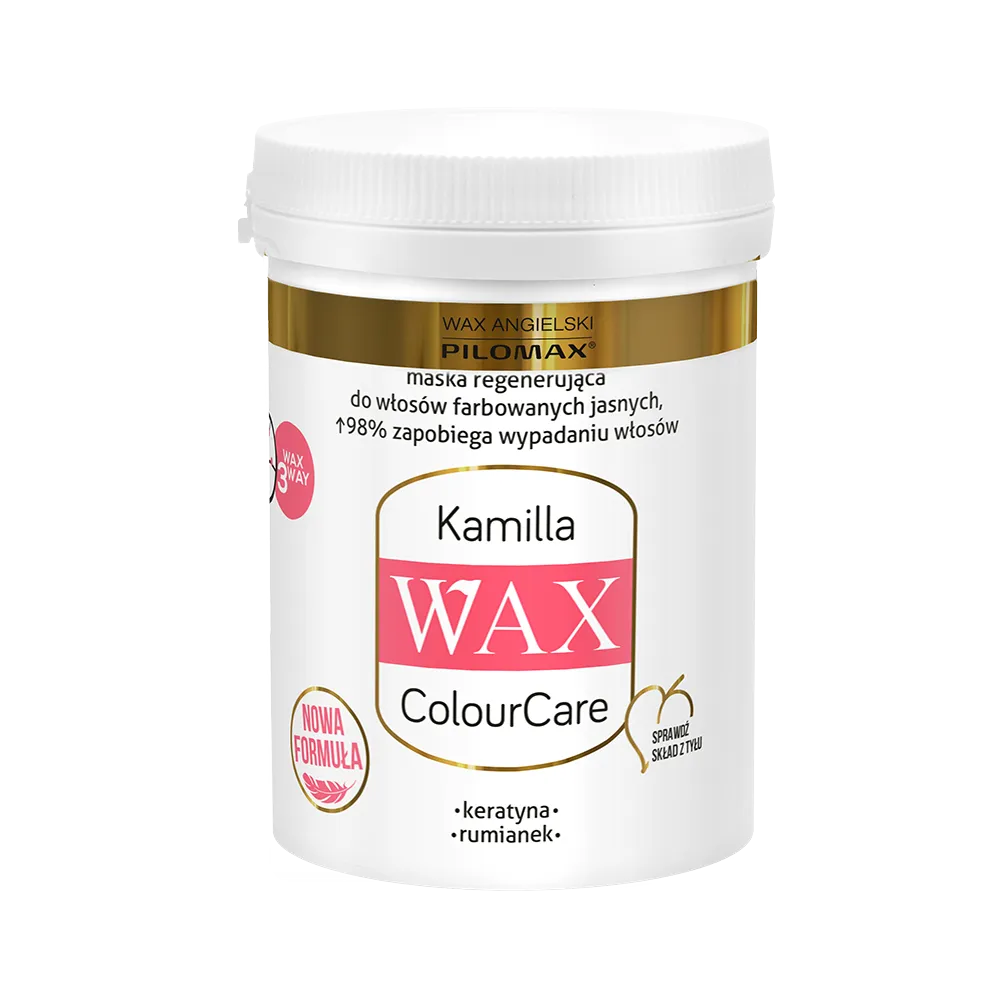 Wax Colour CareKamilla, maska regenerująca do włosów farbowanych na jasne kolory, 240 g