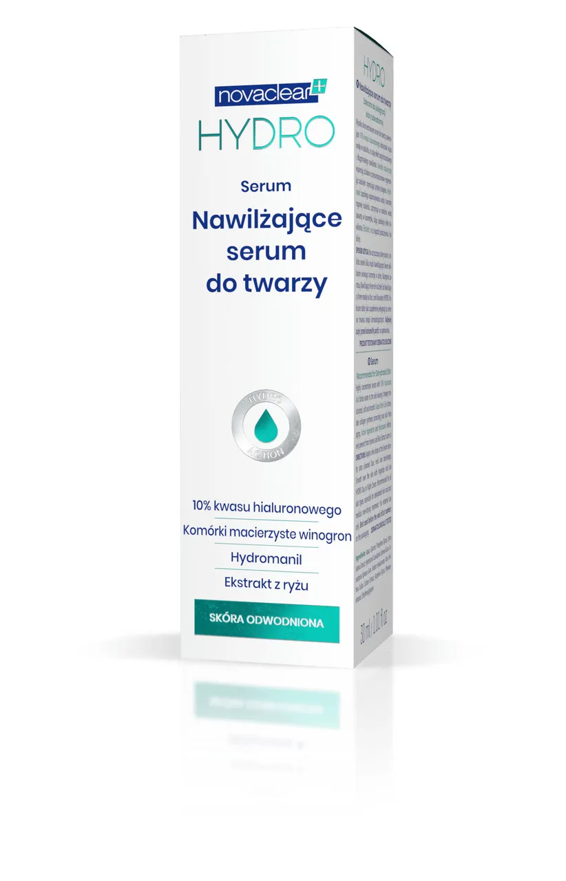 Novaclear Hydro, nawilżające serum do twarzy, 30 ml