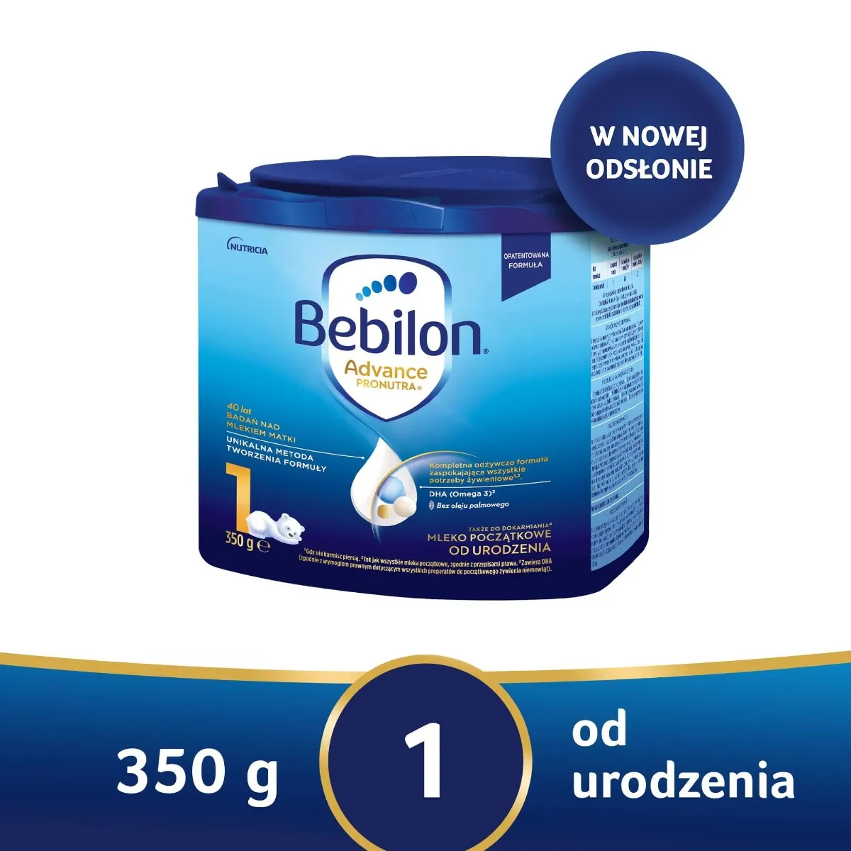 Bebilon 1 Pronutra-Advance, mleko początkowe od urodzenia, 350 g