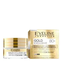 Eveline Cosmetics Gold Exclusive luksusowy odbudowujący krem-serum z 24K złotem 80+, 50 ml
