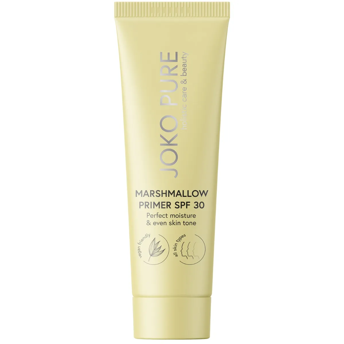 JOKO PURE holistic care & beauty Marshmallow Primer SPF 30 baza pod makijaż z filtrami przeciwsłonecznymi, 30 ml