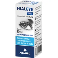 Hialeye Free 0,2%, krople do oczu, 10 ml