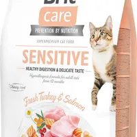 Brit Care Mini Grain-free Hair&Skin Sensitive Karma dla kotów o wrażliwym układzie pokarmowym, 2 kg