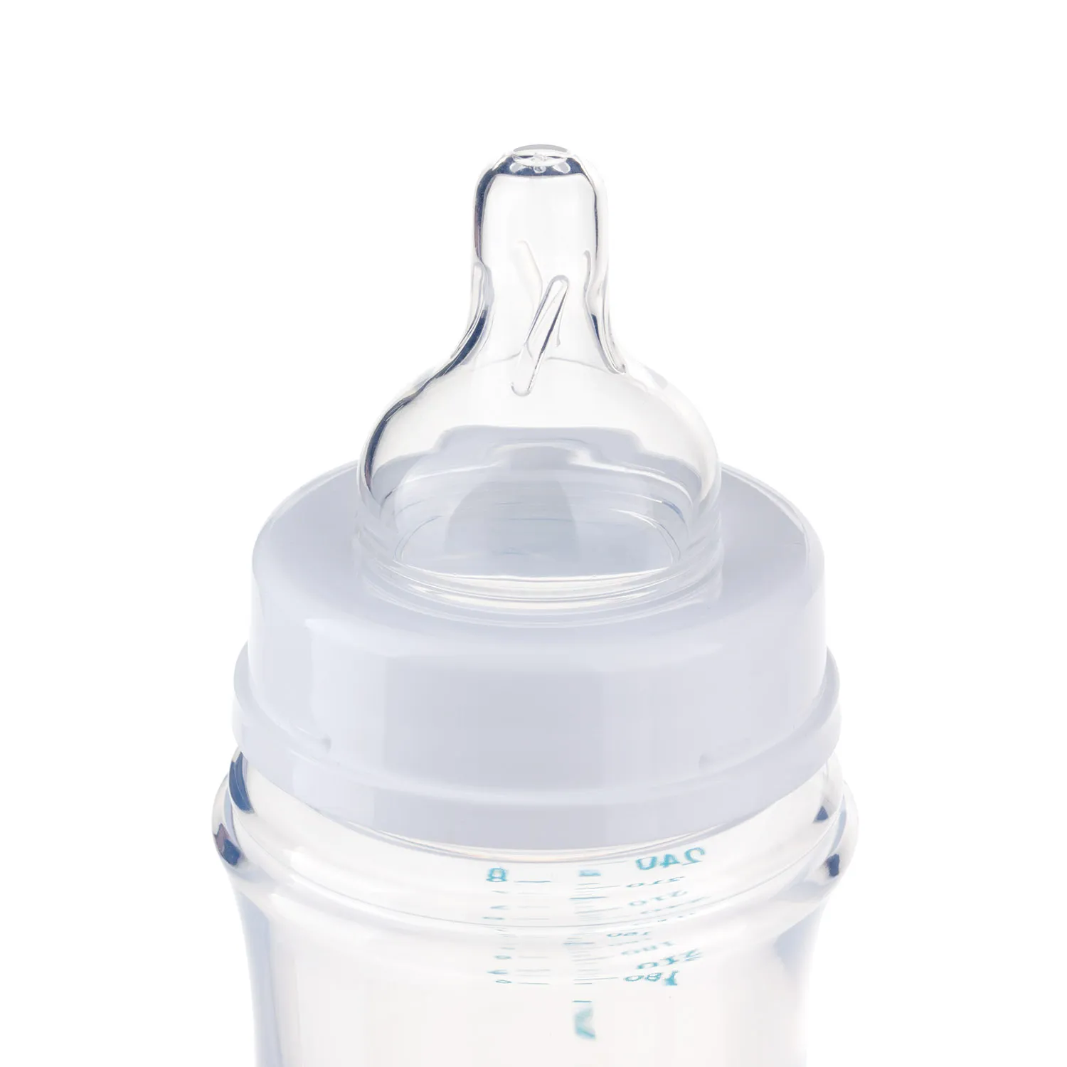 Canpol Babies, butelka szerokootworowa, antykolkowa, 3-6 miesiąca 35/221_blu, 240 ml 