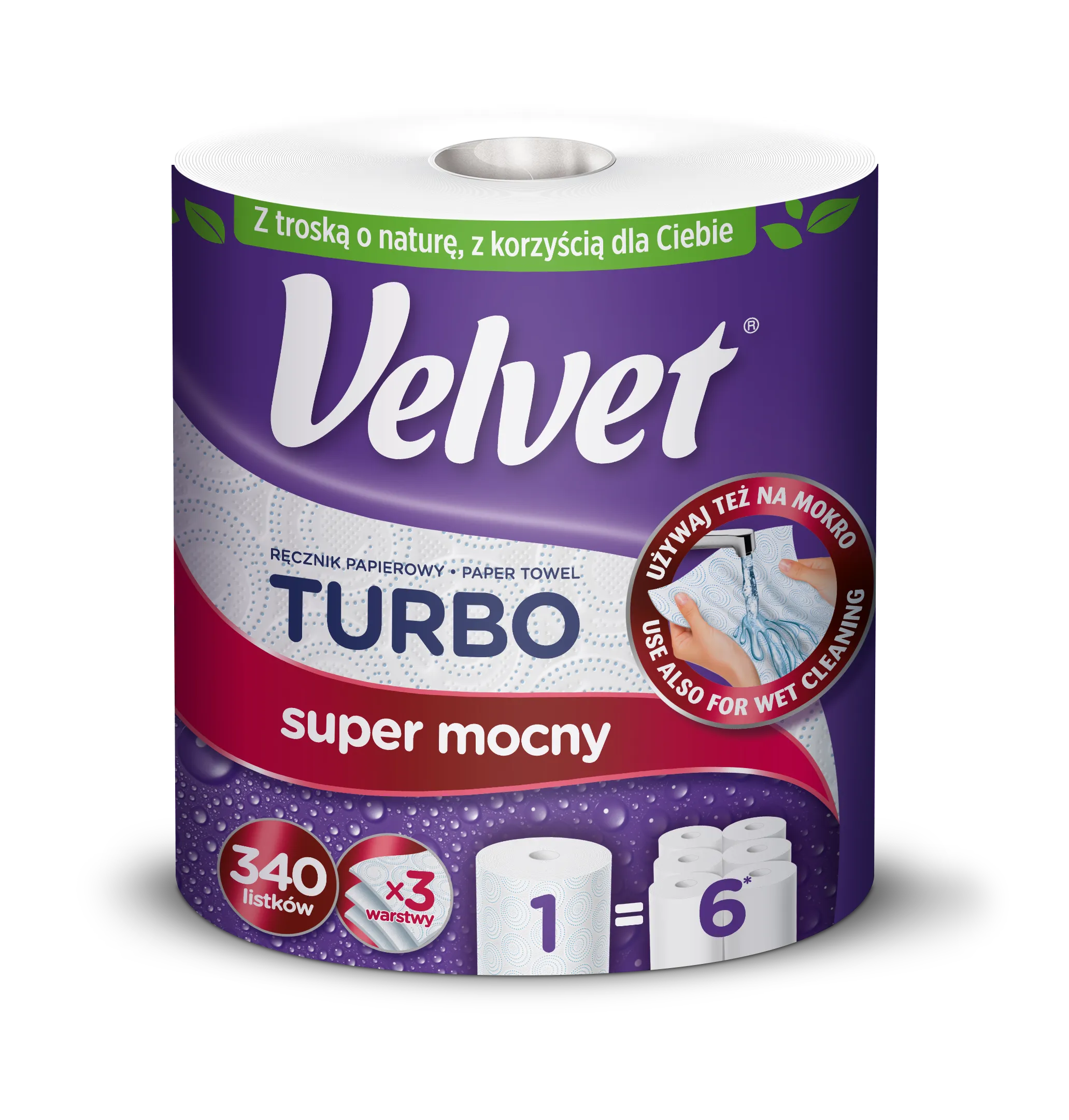 Velvet Turbo Ręcznik papierowy, 1 szt.