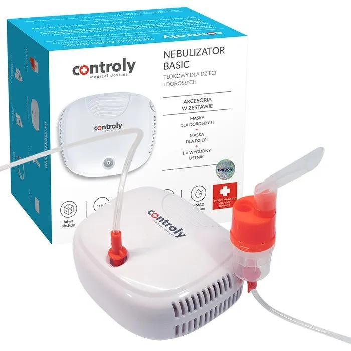 Controly Basic, nebulizator tłokowy dla dzieci i dorosłych