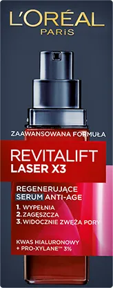 L`Oreal Paris Revitalift Laser X3 Regenerujące serum do twarzy Anti-Age, 30 ml