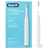 Oral-B, szczoteczka soniczna, Pulsonic Slim Clean 2000, White, 1 sztuka