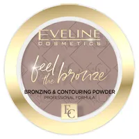 Eveline Cosmetics Feel The Bronze Puder brązujący i konturujący nr 01 Milky Way, 4 g