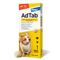AdTab, 225 mg, tabletki do rozgryzania i żucia dla psów (>5,5–11 kg), 1 sztuka