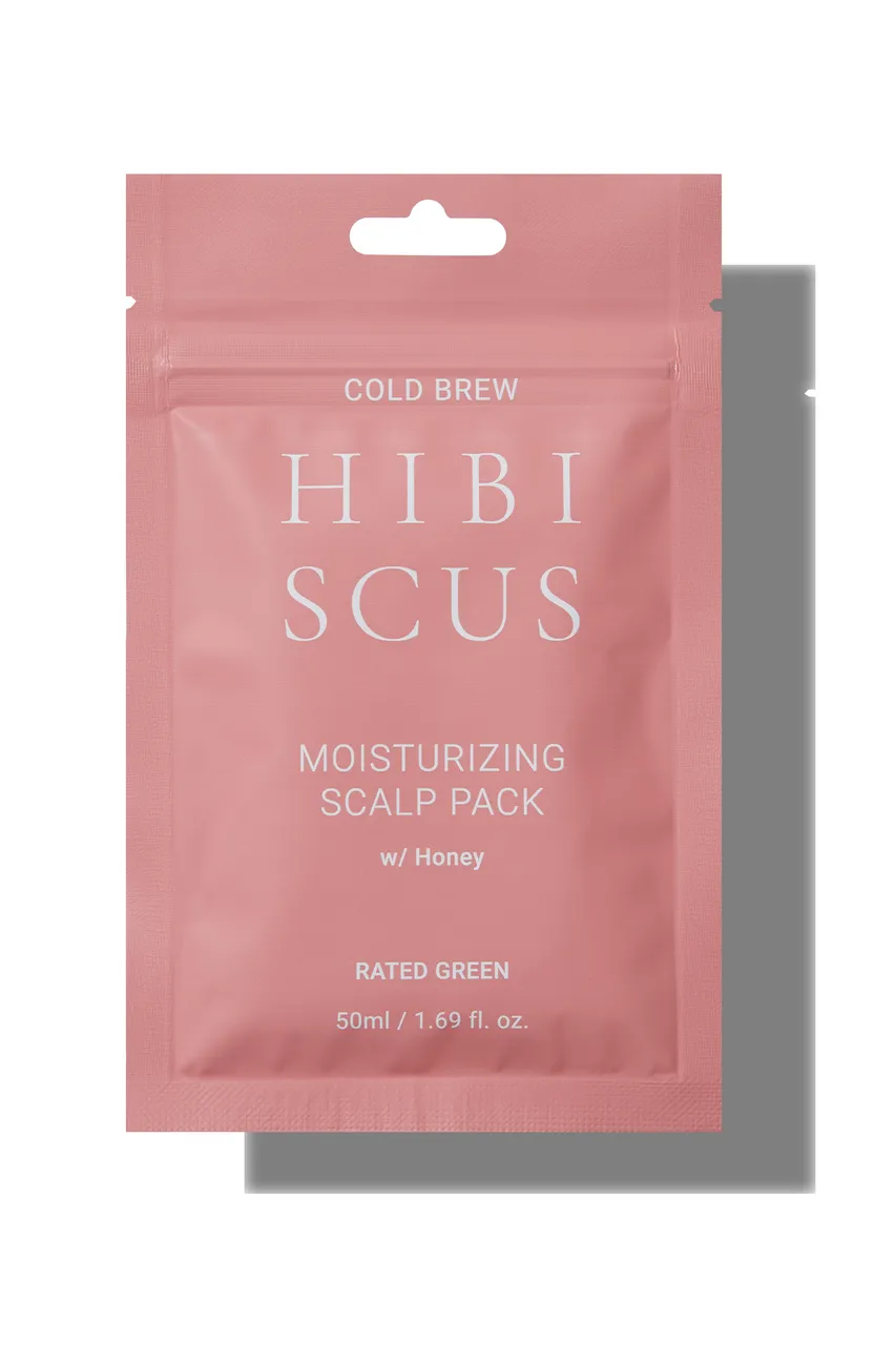 Rated Green Moisturizing Scalp Pack, kuracja nawilżająca skórę głowy z hibiskusem i miodem, 50 ml