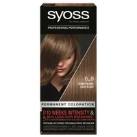 Syoss Permanent Coloration farba do włosów trwale koloryzująca 6-8 Ciemny Blond, 1 szt.