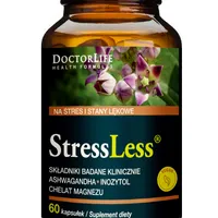Doctor Life StressLess Ashwagandha + inozytol + chelat magnezu, 60 kapsułek