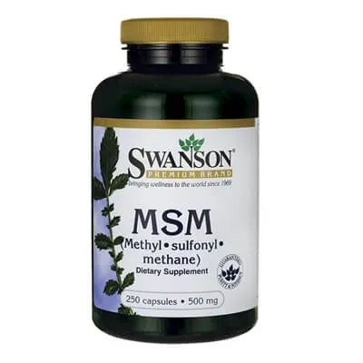Swanson MSM, suplement diety, 250 kapsułek