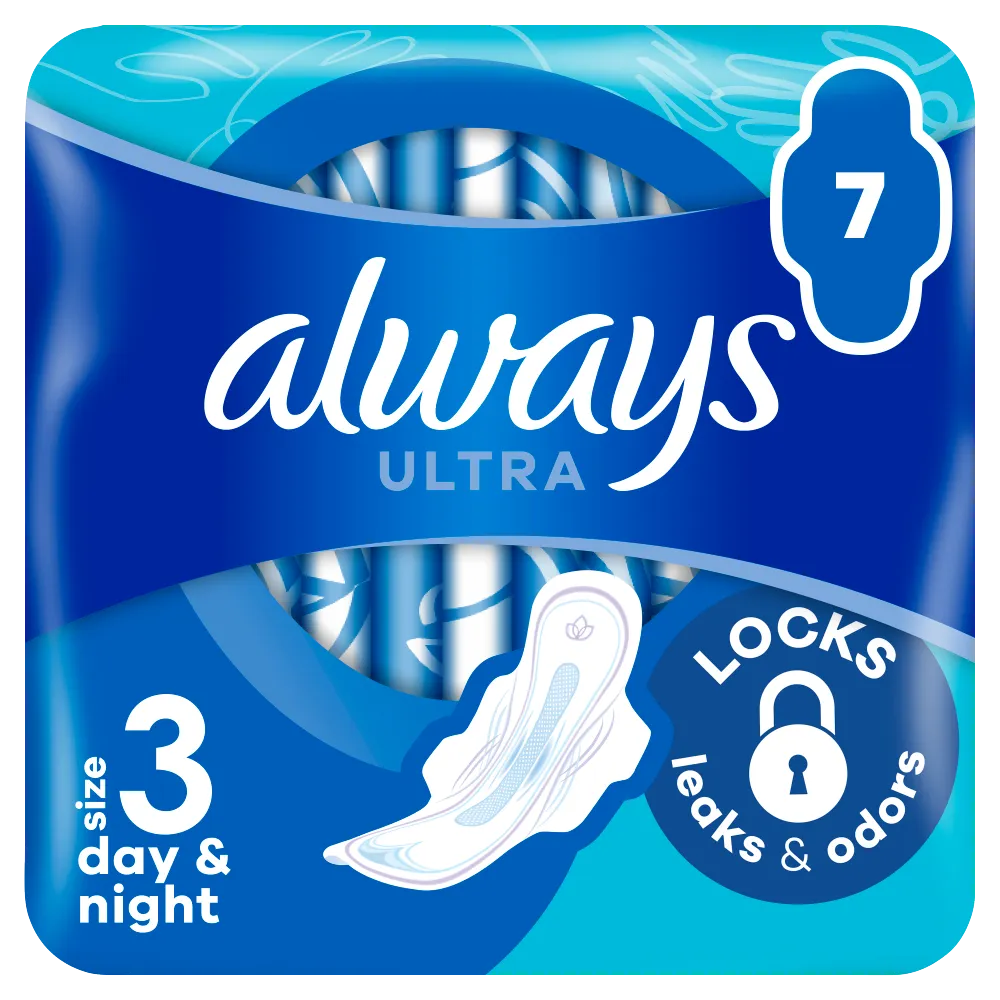Always Ultra Day & Night, podpaski, 7 sztuk 
