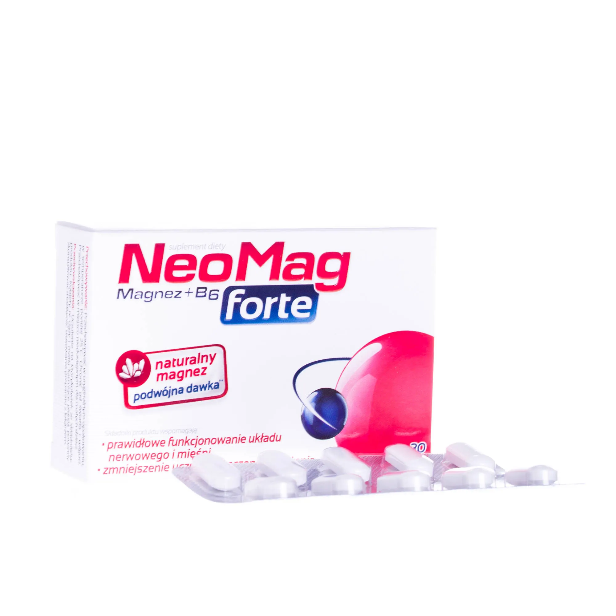 NeoMag Forte Magnez + B6 - 30 tabletek