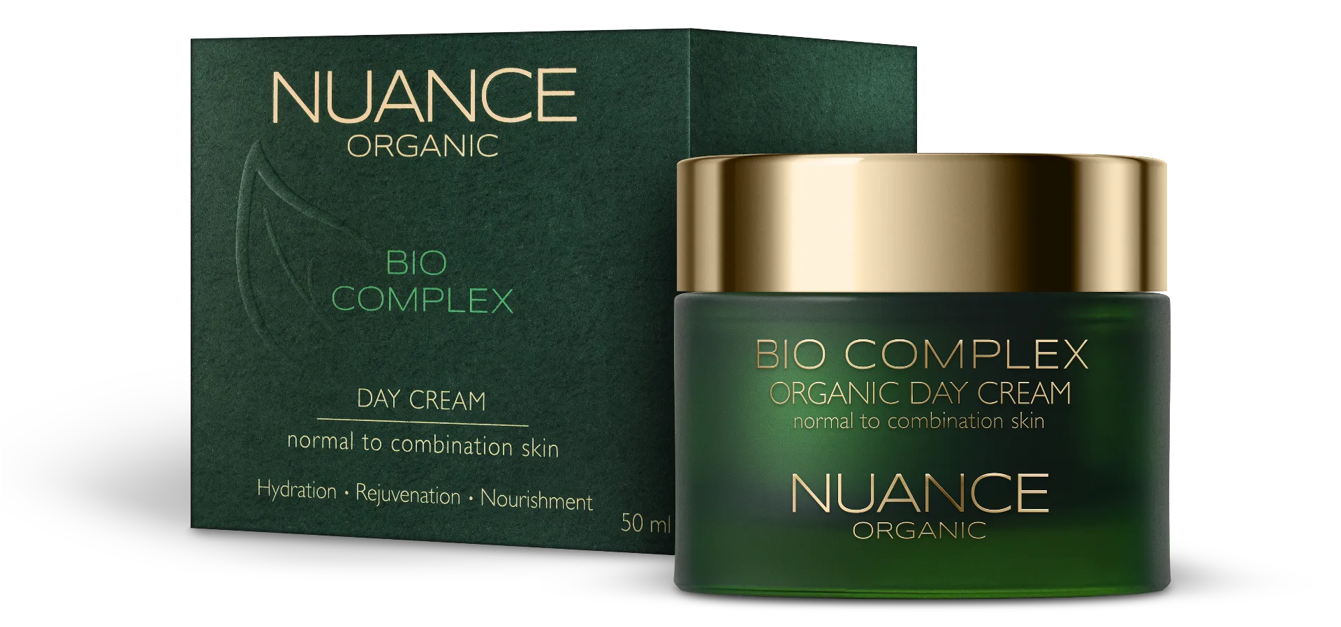 Nuance Organic Bio Complex, krem na dzień do skóry normalnej i mieszanej, 50 ml