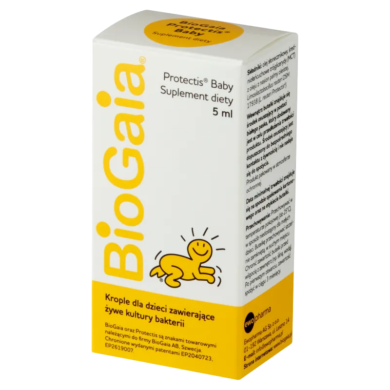 BioGaia ProTectis Baby, suplement diety, krople 5 ml 