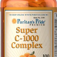 Puritan's Pride, Super C-1000 Complex, suplement diety, 100 tabletek powlekanych