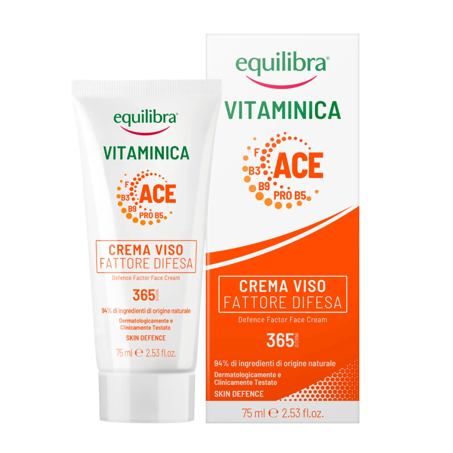 Equlibra Vitaminica Defence Factor krem ochronny do twarzy, 75 ml