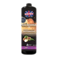 RONNEY Macadamia Oil wzmacniający szampon z olejem makadamia do włosów suchych i osłabionych, 1000 ml