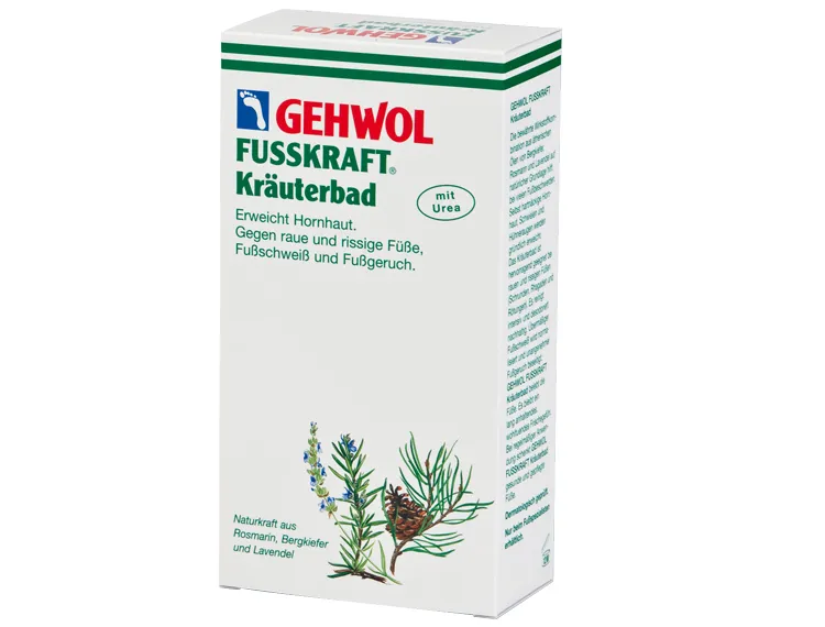 Gehwol Fusskraft Kräuterbad, sól ziołowa do kąpieli stóp, 250 g