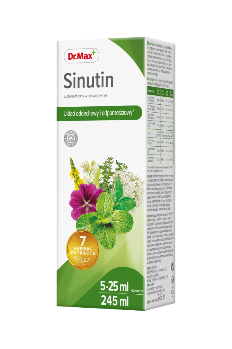Sinutin Dr.Max, suplement diety, 245 ml 