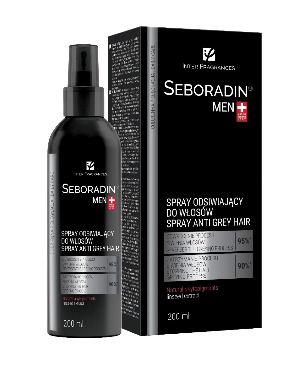 Seboradin Men spray odsiwiający do włosów, 200 ml