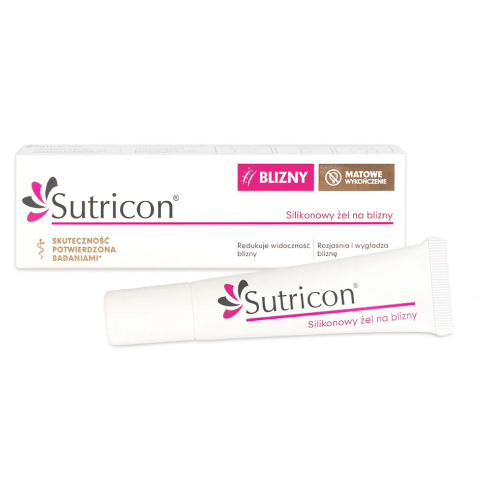 Sutricon, silikonowy żel do leczenia blizn, 15 ml