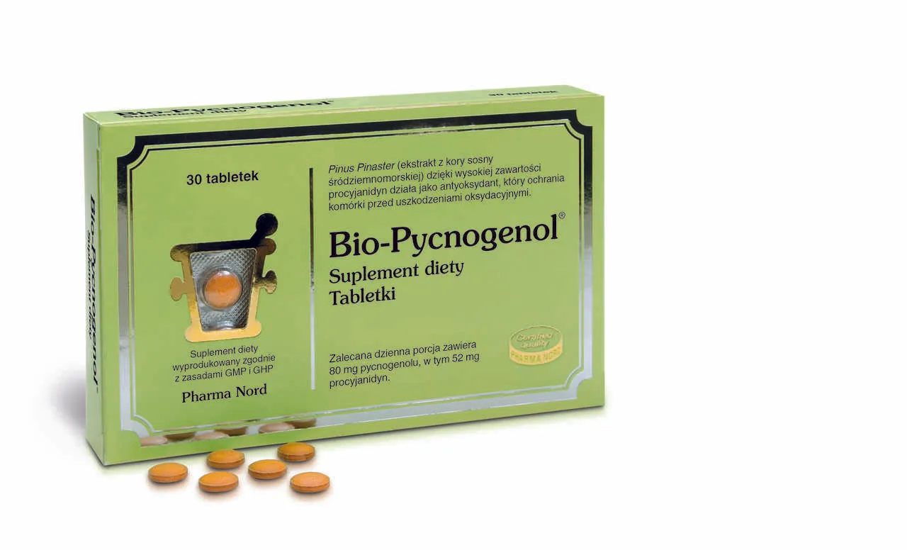 Bio-Pycnogenol, suplement diety, 30 tabletek