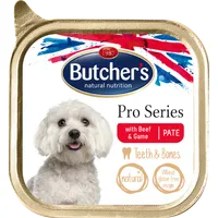 Butcher’s Pro Series Teeth&Bones pasztet z wołowiną i dziczyzną, 150 g