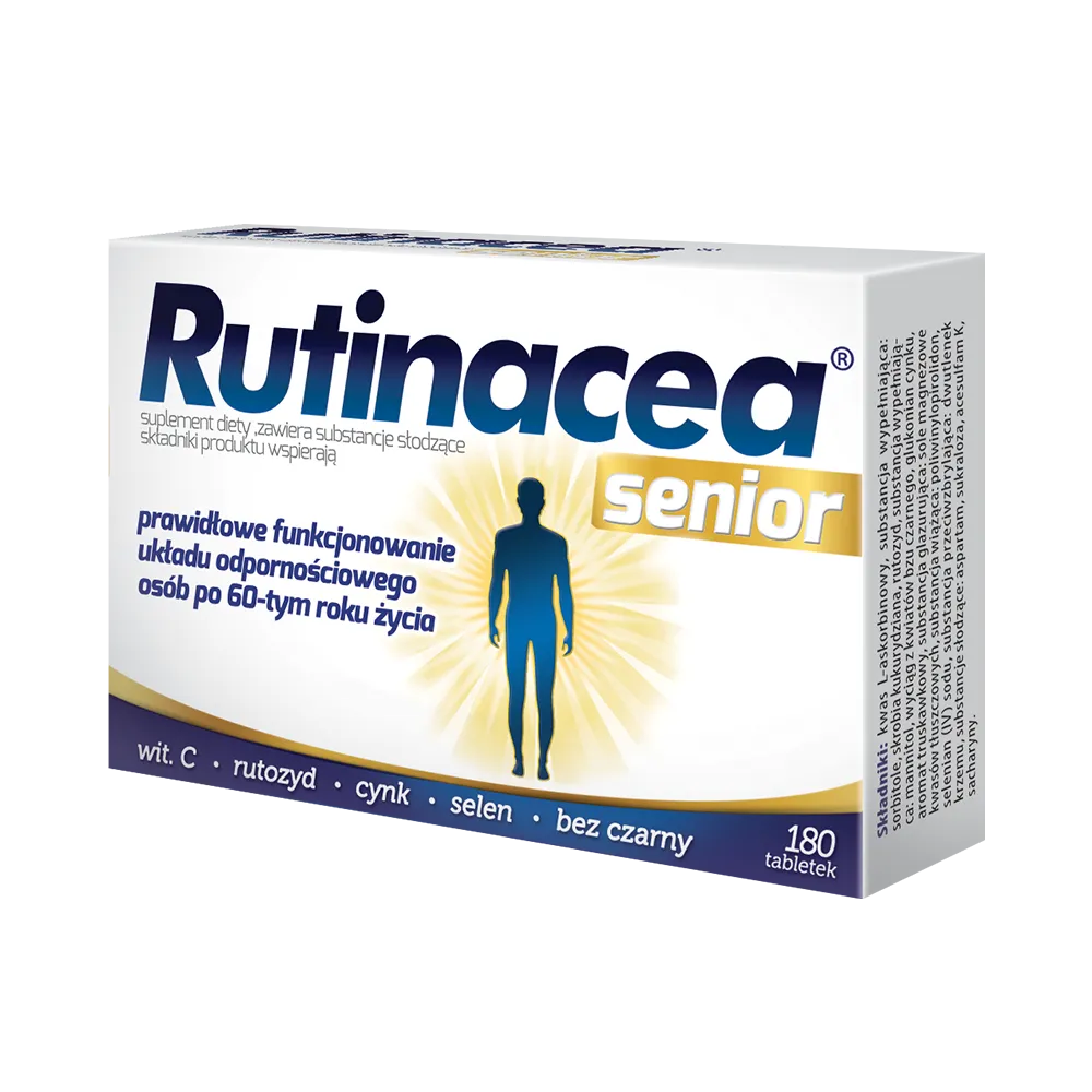 Rutinacea Senior, suplement diety, 180 tabletek