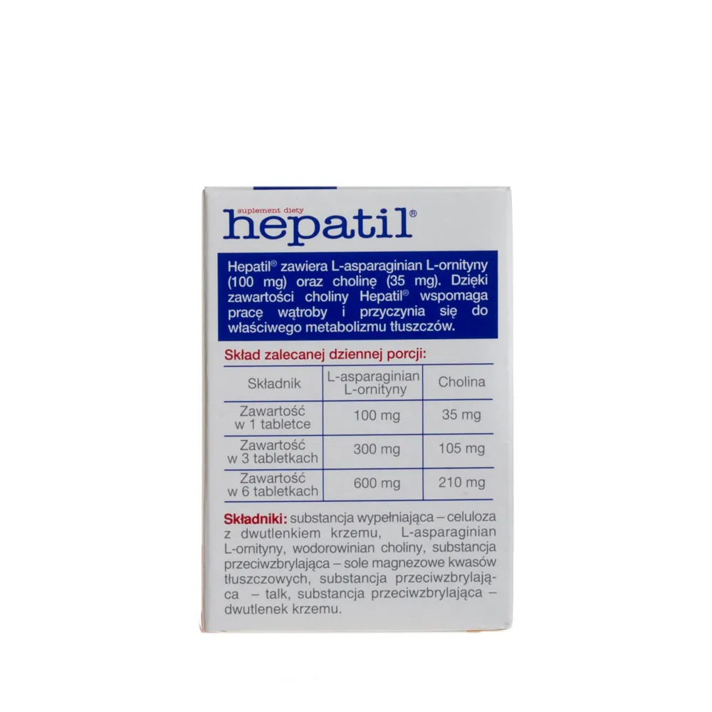 Hepatil, suplement diety, 80 tabletek 