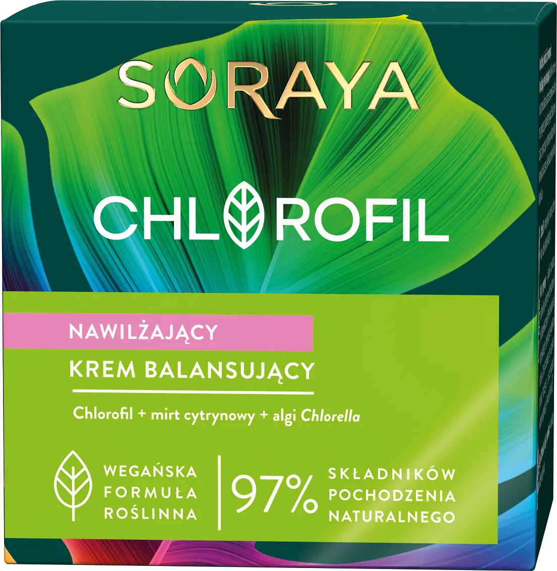 Soraya Chlorofil nawilżający krem balansujący, 50 ml