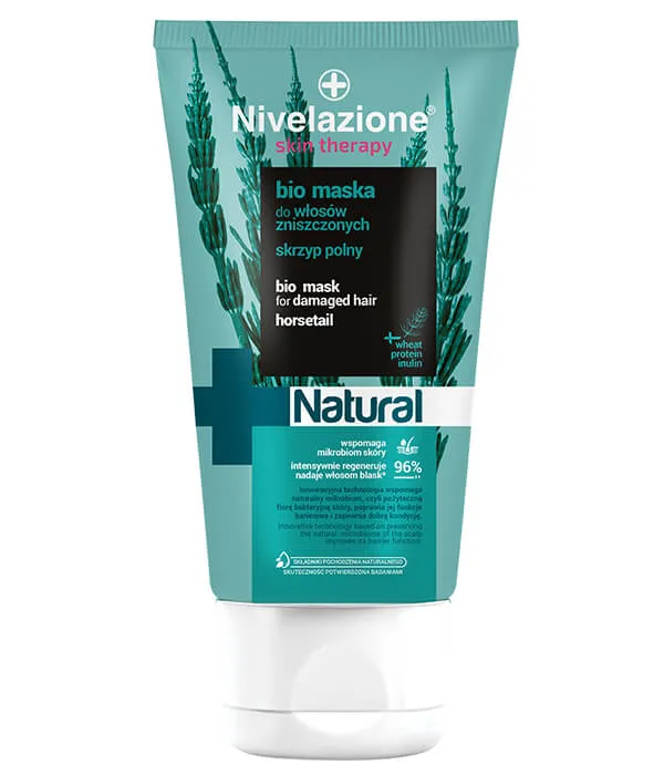 Nivelazione skin therapy Natural Bio maska do włosów zniszczonych, 150 ml