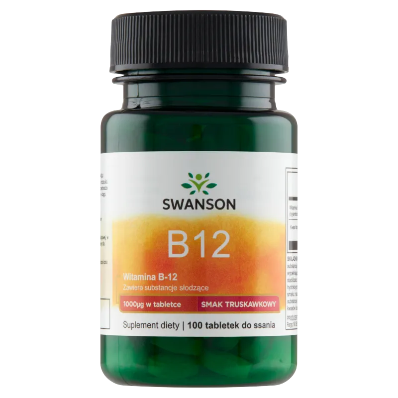 Swanson Witamina B12 Lozenges, suplement diety, 100 tabletek