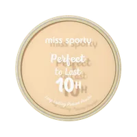 Miss Sporty Perfect To Last 10H Matujący puder do twarzy nr 050 Transparent, 9 g