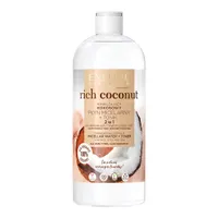 Eveline Cosmetics Rich Coconut nawilżający, kokosowy płyn micelarny i tonik 2w1, 500 ml