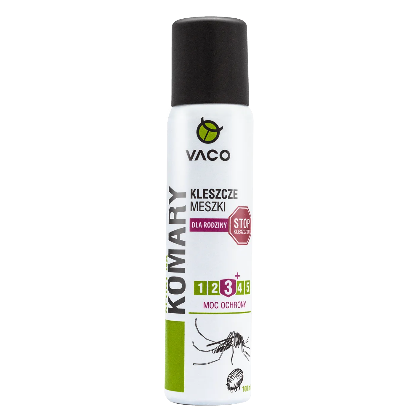 VACO Spray na komary, kleszcze i meszki, 100 ml