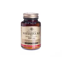 Solgar Naturalna Witamina K2, ekstrakt z natto 100 µg, suplement diety, 50 kapsułek roślinnych