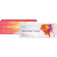 ClearLab ClearColor 1-Day kolorowe soczewki kontaktowe zielone -5,00, 10 szt.