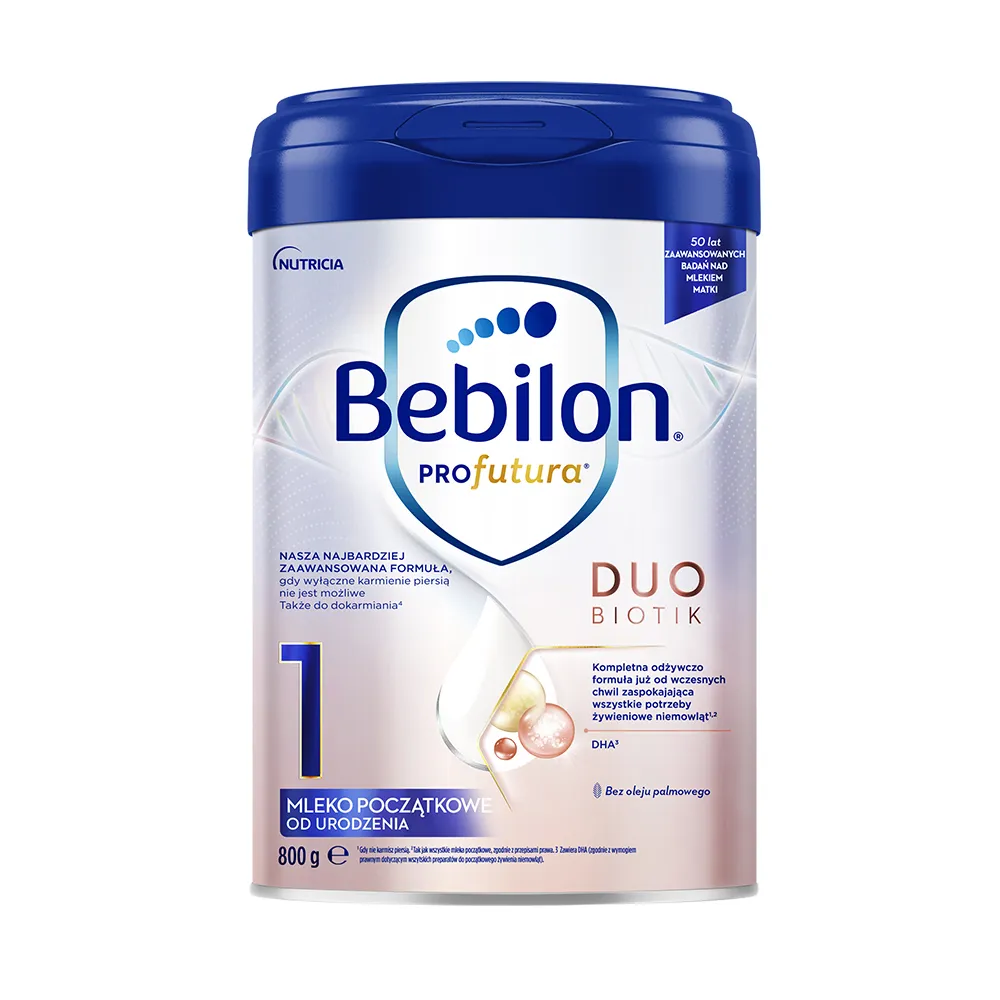 Bebilon Profutura Duo Biotik 1, mleko początkowe, od urodzenia, 800 g 