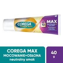 Corega Power Max, krem mocujący do protez zębowych, 40 g