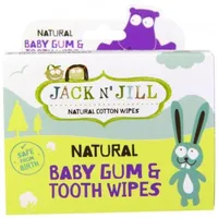 Jack N' Jill, Naturalne chusteczki do mycia dziąseł niemowląt, 25 sztuk