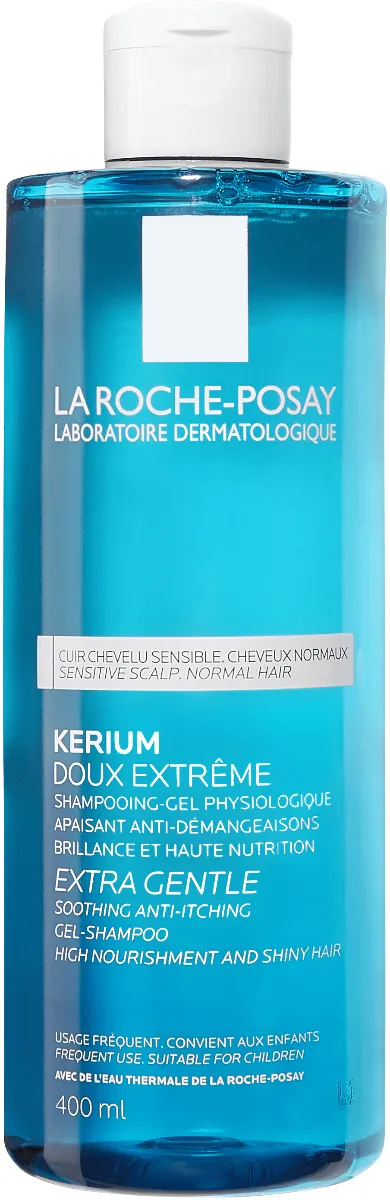 La Roche-Posay Kerium, extremalnie delikatny szampon, 400 ml