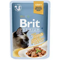 Brit Premium Tuna Fillets Gravy Karma z filecikami tuńczyka dla kota, 85 g
