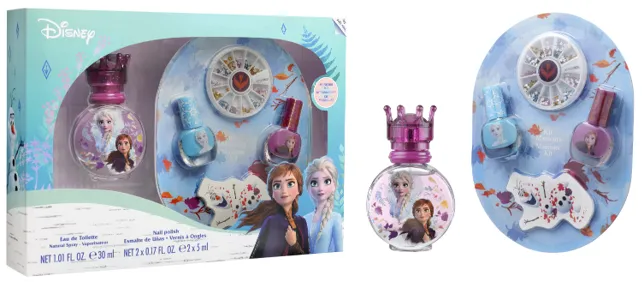 Frozen II Kraina Lodu zestaw upominkowy perfumy + manicure, 1 szt.