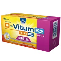 Oleofarm D-Vitum Forte Max 4000 j.m. K2, suplement diety, 120 kapsułek