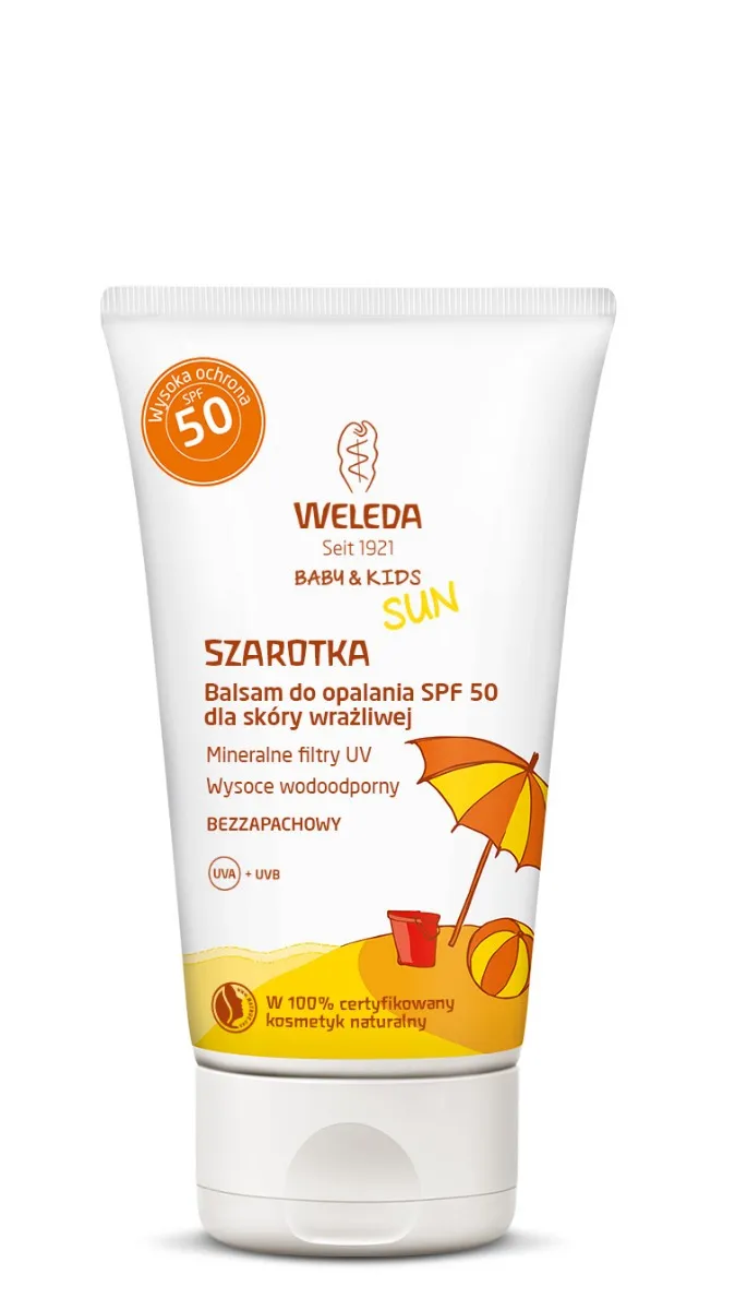Weleda Baby & Kids Sun Balsam do opalania SPF 50 dla skóry wrażliwej, 50 ml