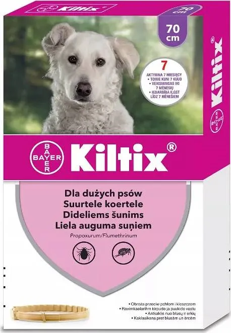 Kiltix, 4,5 g + 1,013 g, obroża dla dużych psów, 1 sztuka 